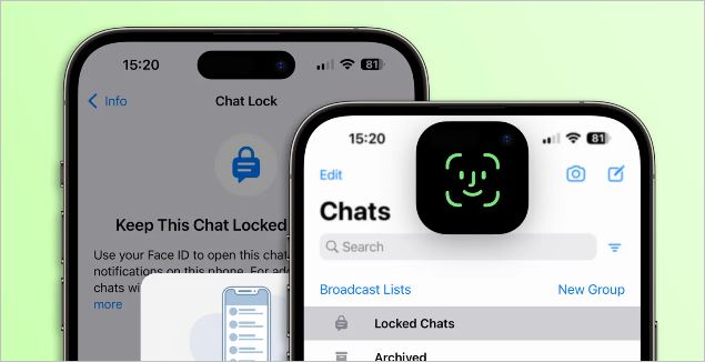 Cara aktifkan  fitur Chat Lock WhatsApp